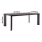 Rectangle Pine Solid Wood Table in Dark Brown Modern Dining Table with 4 Legs for Restaurant Clearhalo ' dining_table' 'Dining Tables & Seating' 'Dining Tables' 'furn' 'furn_dining_table' 'Furniture' 'furniture_dining_table' 'Kitchen & Dining Furniture' 'kitchen&dining_furn' 'kitchen' 'kitchen_dining_table' 1200x1200_2f504f29-2e58-45f7-a140-cc27fc4851cc