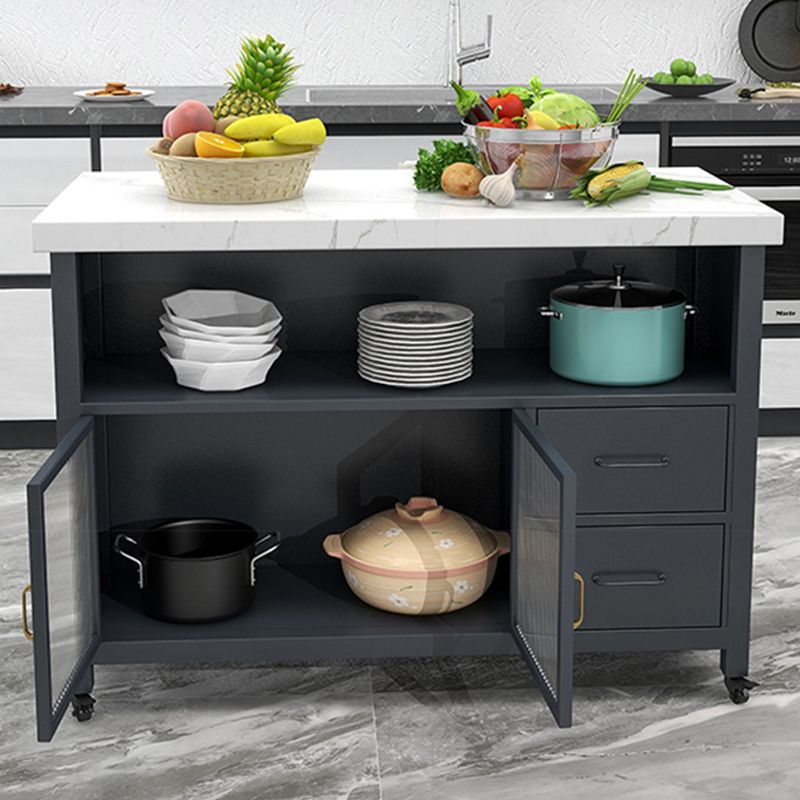 Tavolo da pranzo moderno da cucina per cucina tavolo da preparazione con armadio