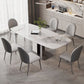Modern Dining Room Set 1/4/5/6/7 Pcs Dining Set for Home Use Clearhalo 'Dining Room Sets' 'Dining Tables & Seating' 'dining_room_set' 'furn' 'furn_dining_room_set' 'Furniture' 'Kitchen & Dining Furniture' 1200x1200_2f53cb7a-869b-4500-a1f4-61231ab6f3fe