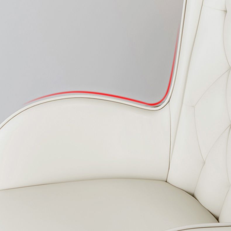 Nordic Metal Dining Room Chair Upholstered Linen Fabric Arm Single Chair for Restaurant Clearhalo ' kitchen&dining_furn' 'Dining Chairs' 'Dining Tables & Seating' 'dining_chair' 'furn' 'furn_dining_chair' 'Furniture' 'furniture_dining_chair' 'Kitchen & Dining Furniture' 'kitchen' 1200x1200_2f561be8-f782-4991-8100-01ea6d3af06f