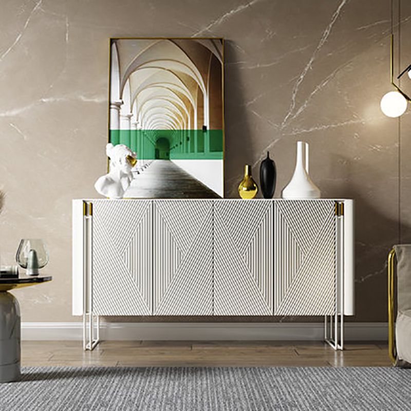 Cuffet da pranzo in pietra moderna e contemporanea con armadi