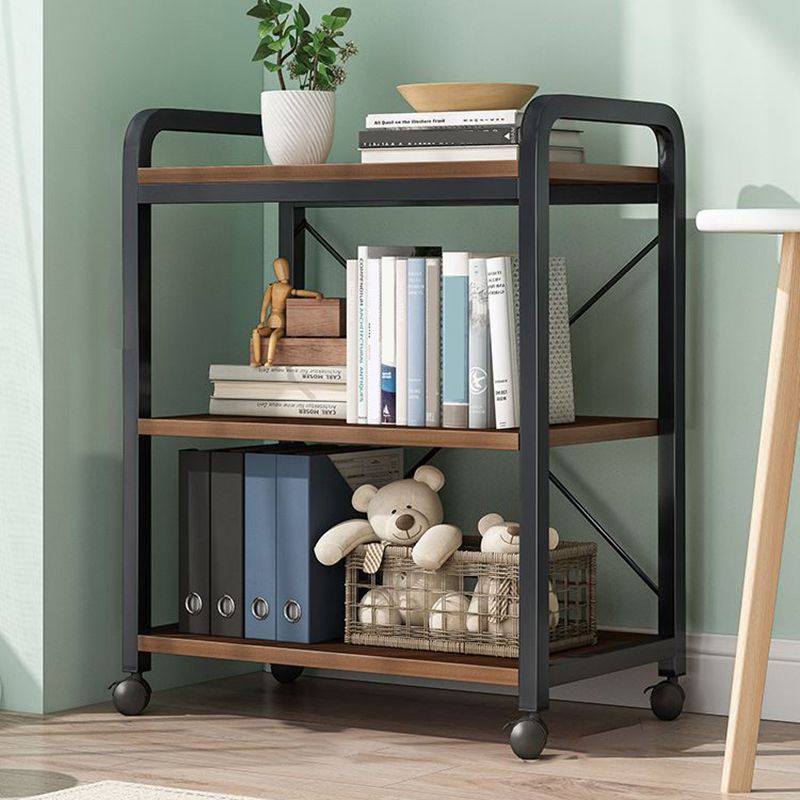 Modern Open Back Etagere Bookcase Steel Bookshelf for Home Office Clearhalo 'Bookcases' 'furn' 'furn_bookcases' 'Furniture' 'Office Furniture' 1200x1200_2f5a566c-3065-4512-95c4-881f85578060