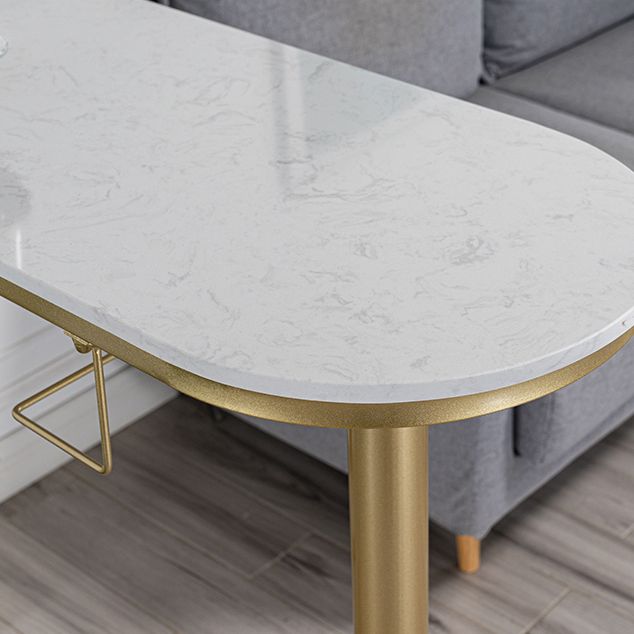 1/3 pièces Counter Height Pub Set Contemporary Oval for Living Room