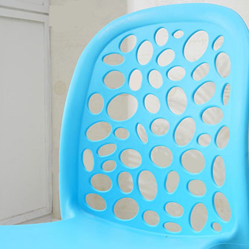 Contemporary Kitchen Dining Side Chair Plastic Armless Chair Clearhalo 'Dining Chairs' 'Dining Tables & Seating' 'dining_chair' 'furn' 'furn_dining_chair' 'Furniture' 'Kitchen & Dining Furniture' 1200x1200_2f5b80e7-fe49-4ac4-8662-a6b345b0f6b7