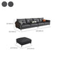 Mid Century Faux Leather Sectional Flared Arm Sectional Set in Black Clearhalo 'furn' 'furn_sectionals' 'Furniture' 'Living Room Furniture' 'Sectionals' 1200x1200_2f5c6b03-c700-4dd3-a021-1dd3025ad13c