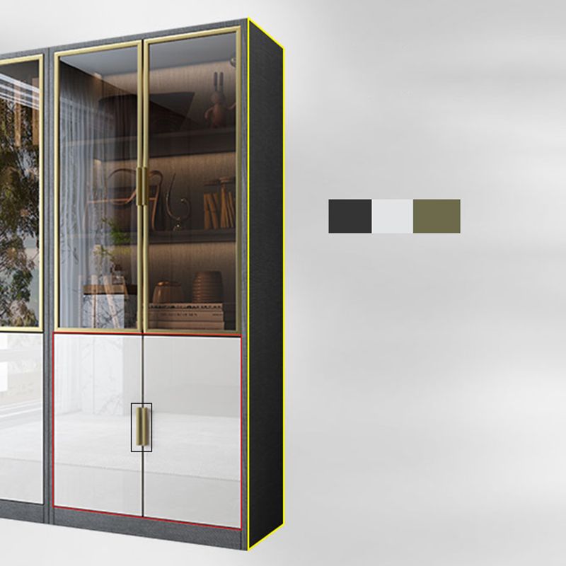 Scandinavian Storage Cabinet Manufactured Wood Display Cabinet for Bedroom Clearhalo 'Display & China Cabinets' 'display_china_cabinets' 'furn' 'furn_display_china_cabinets' 'Furniture' 'Kitchen & Dining Furniture' 1200x1200_2f5d6d2e-36b4-4c17-a8c4-d5f6d5a0c363