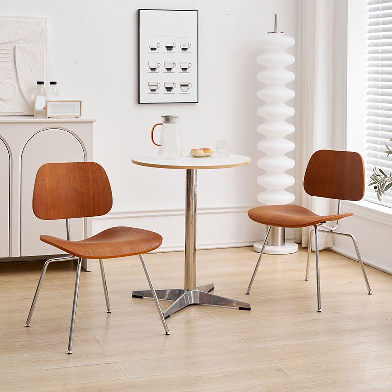 Sedia da sala da pranzo in legno in legno in legno contemporaneo per casa