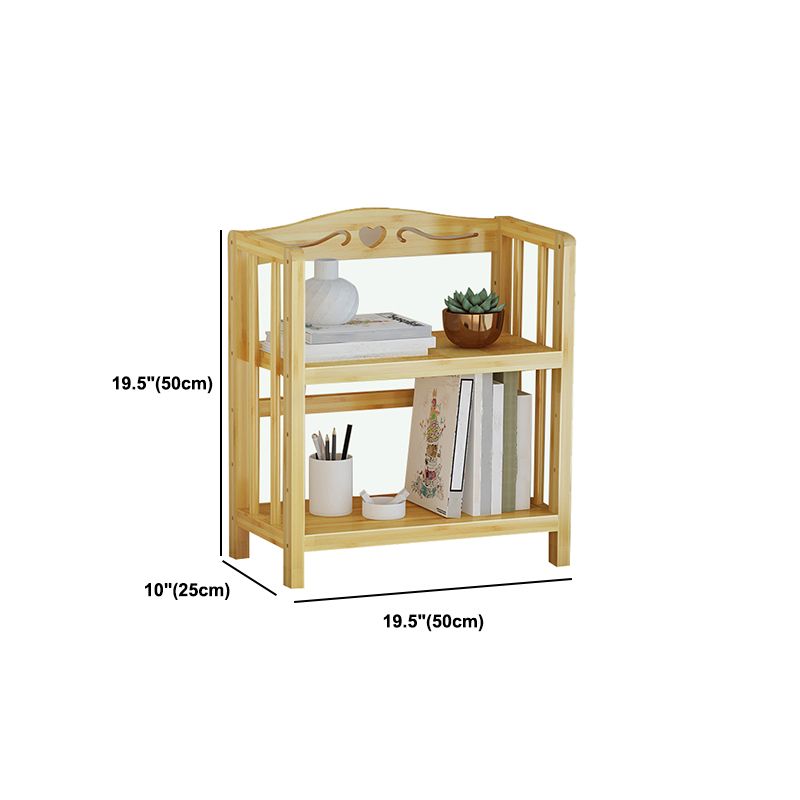 Adjustable Wood Book Shelf Bamboo Natural Shelf Bookcase Open Shelf Shelves Included Clearhalo 'Bookcases' 'furn' 'furn_bookcases' 'Furniture' 'Office Furniture' 1200x1200_2f6205fe-e4de-4d99-8624-d71e2f69d523