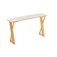 Contemporary Rectangle Bar Dining Table Indoor Bar Height Cocktail Table 42-Inch Top Clearhalo 'Bar Furniture' 'Bar Tables' 'bar_tables' 'furn' 'furn_bar_tables' 'Furniture' 'furniture_bar_tables' 'Kitchen & Dining Furniture' 'kitchen&dining_furn' 'kitchen' 1200x1200_2f63e0ac-0fae-4fdc-99a2-1c5ef066f85b