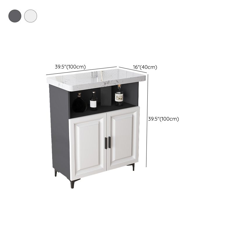Modern Rectangle Bar Table Faux Marble Storable Table for Living Room Clearhalo 'Bar Furniture' 'Bar Tables' 'bar_tables' 'furn' 'furn_bar_tables' 'Furniture' 'Kitchen & Dining Furniture' 1200x1200_2f646f06-1d29-4090-b427-10bac7e66b48