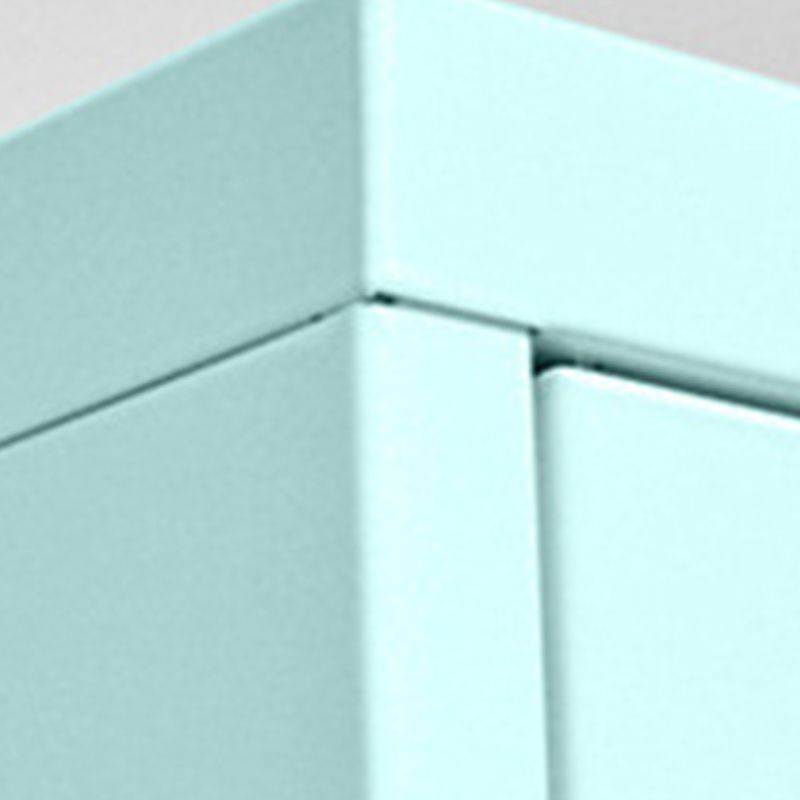 Archivo moderno de estantes de almacenamiento de vidrio y archivos verticales de pedestal