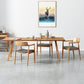 Rectangle Wooden Dining Table Modern Pine Table in Nature with Double Pedestal Clearhalo ' dining_table' 'Dining Tables & Seating' 'Dining Tables' 'furn' 'furn_dining_table' 'Furniture' 'furniture_dining_table' 'Kitchen & Dining Furniture' 'kitchen&dining_furn' 'kitchen' 'kitchen_dining_table' 1200x1200_2f6818e5-33c4-4806-abf9-538987225531