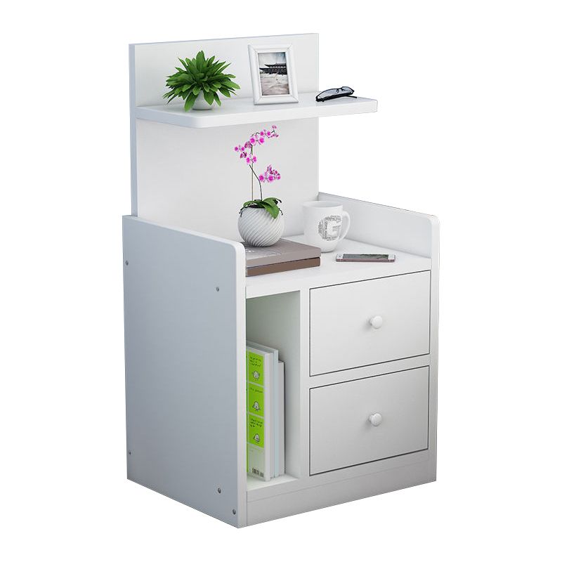 Wooden Bedside Cabinet Modern Style Minimalist Bedside Table with Drawers Clearhalo 'Bedroom Furniture' 'furn' 'furn_night_stand' 'Furniture' 'night_stand' 'Nightstands' 1200x1200_2f698e58-d8fb-4ba0-9283-9e1f388b6f18