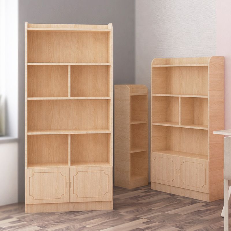 Estantería moderna de pino 9.5 "W estantería de almacenamiento cerrado con estantes