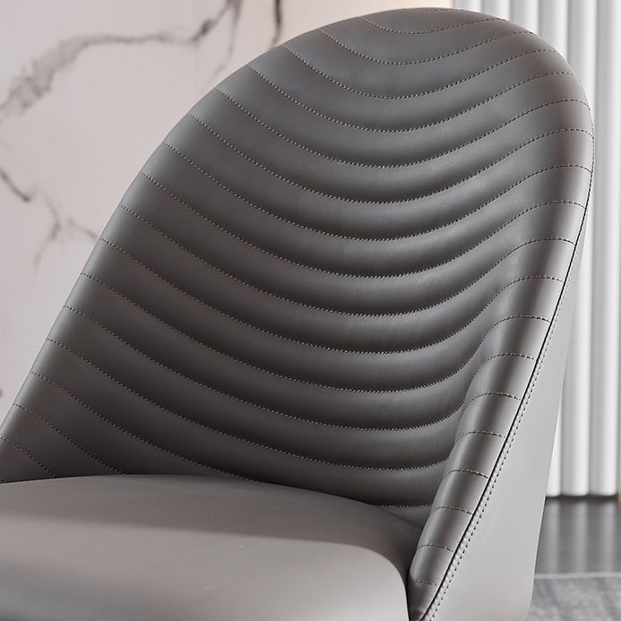 Modern Style Leather Dining Chairs Upholstered Solid Back Chairs (Set of 2) Clearhalo ' kitchen&dining_furn' 'Dining Chairs' 'Dining Tables & Seating' 'dining_chair' 'furn' 'furn_dining_chair' 'Furniture' 'furniture_dining_chair' 'Kitchen & Dining Furniture' 'kitchen' 1200x1200_2f719d11-aad2-4cf6-8244-de2828dbe101