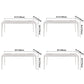 Modern White Sintered Stone Dining Table Rectangle Shape Standard Dining Table for Kitchen Clearhalo ' dining_table' 'Dining Tables & Seating' 'Dining Tables' 'Furniture' 'furniture_dining_table' 'Kitchen & Dining Furniture' 'kitchen&dining_furn' 'kitchen' 'kitchen_dining_table' 1200x1200_2f724a8b-01be-4f25-b37f-f85f9534a1de