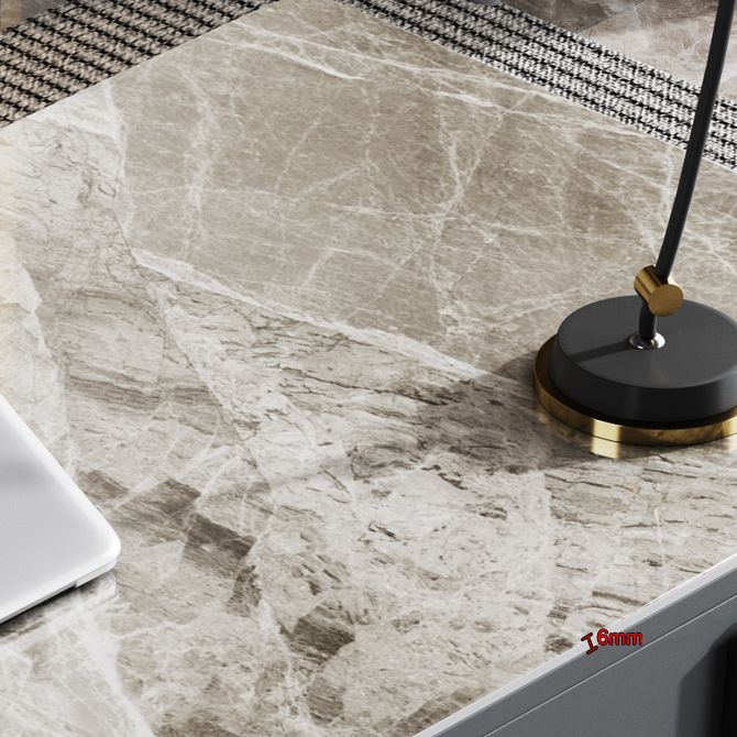 Modern Desk Home Study Desk Sintered Stone Writing Desk with 2 Drawers Clearhalo 'furn' 'furn_office_desk' 'Furniture' 'Office Desks' 'Office Furniture' 'office_desk' 1200x1200_2f726356-3bb8-41f6-b606-cec25f61dc6a