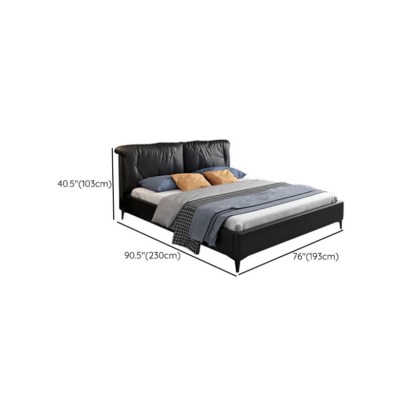 Legno standard in legno di pino legno e letto imbottito con gambe personalizzate