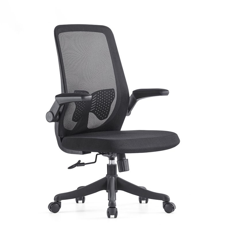 Modern Desk Chair Mesh Verstelbare conferentiestoel Hoge rugstoel met wielen