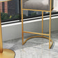 Milk Tea Shop Armed Stool Glam Matte Finish Velvet Bar Stool Clearhalo 'Bar Furniture' 'Bar Stools' 'bar_stools' 'furn' 'furn_bar_stools' 'Furniture' 'furniture_bar_stools' 'Kitchen & Dining Furniture' 1200x1200_2f77531d-55b4-4732-b356-2205f333c859