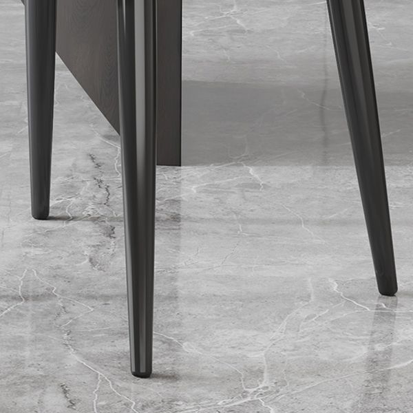 Fabric Dining Chair Modern Parsons Armless Chair for Dining Room