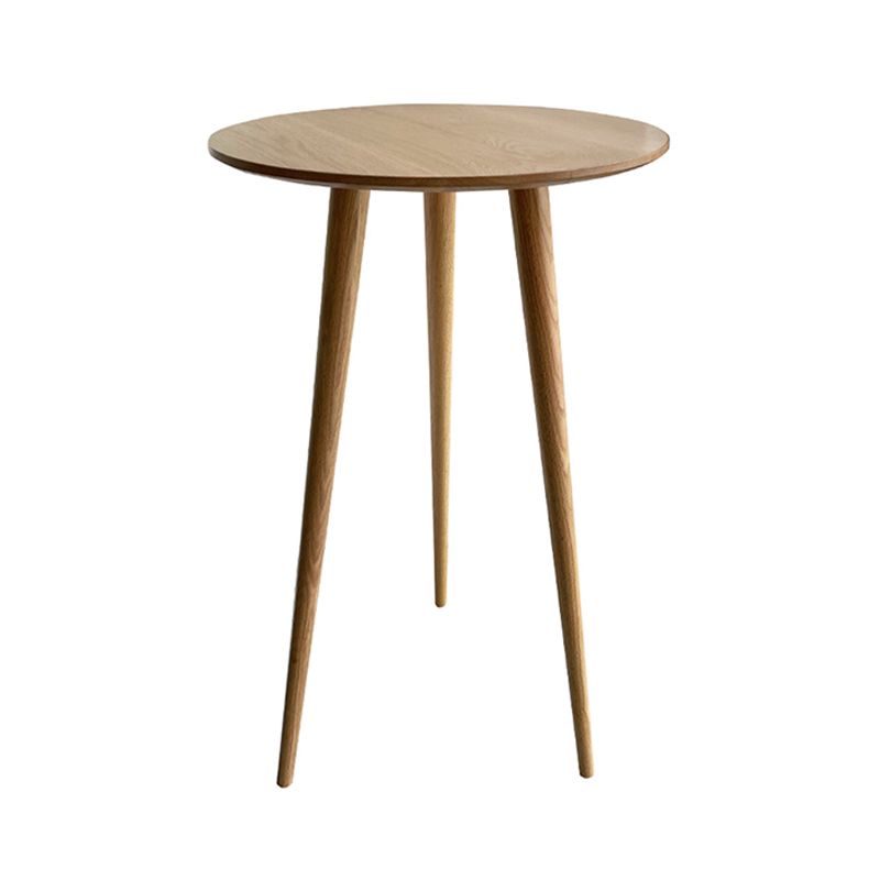 Indoor Modern Bar Dining Table Round Shape Solid Wood Bar Table Clearhalo 'Bar Furniture' 'Bar Tables' 'bar_tables' 'furn' 'furn_bar_tables' 'Furniture' 'Kitchen & Dining Furniture' 1200x1200_2f787b9a-d7e6-4bec-8f9c-42f7104a94f1