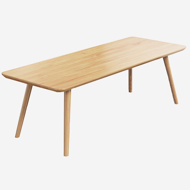 Bureau d'écriture de style contemporain en bois massif de bureau de réunion