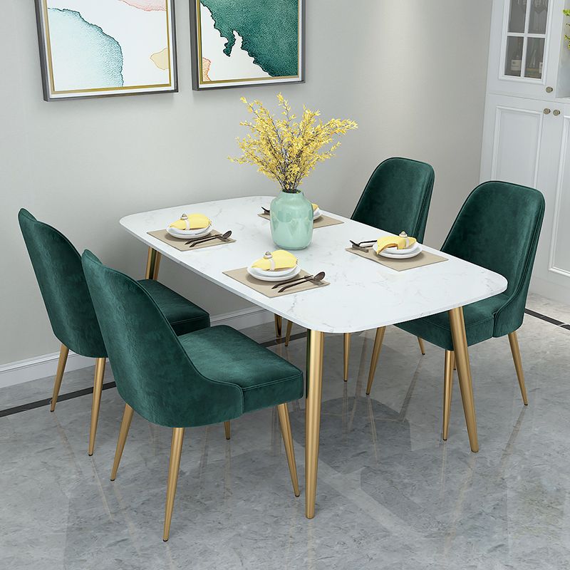 Glam Style Dining Room Chair Upholstered Dining Side Chair for Indoor Clearhalo 'Dining Chairs' 'Dining Tables & Seating' 'dining_chair' 'furn' 'furn_dining_chair' 'Furniture' 'furniture_dining_chair' 'Kitchen & Dining Furniture' 1200x1200_2f798067-525c-4f12-ae85-ee22d56ac059