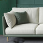 Green and White Stain Resistant Settee Sofa Leather Square Arm Loveseat Clearhalo 'furn' 'furn_sofas' 'Furniture' 'furniture_sofas' 'kitchen' 'kitchen_sofas' 'Living Room Furniture' 'Sofa' 'sofas' 1200x1200_2f7fc70a-fa8b-40d4-a5ce-f96718cb88bc