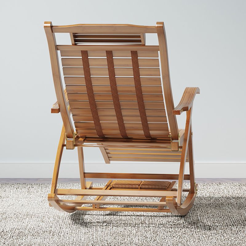 Chaise de chaise de chaise de coussin de style moderne avec chaise à bascule de bambou avec cadre en bambou