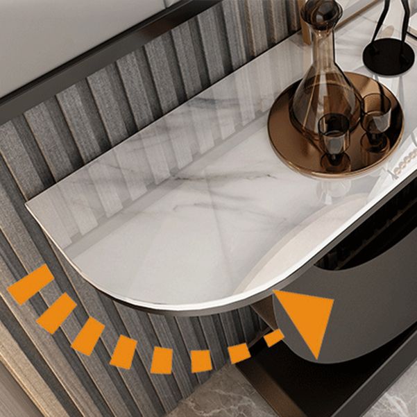 11,8 "W tavolo da console contemporanea tavolo da estremità resistente ai graffi