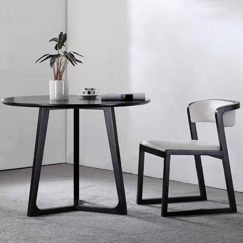 Scandinavian Style Upholstered Side Chairs Open Back Dining Side Chair for Home Use Clearhalo ' kitchen&dining_furn' 'Dining Chairs' 'Dining Tables & Seating' 'dining_chair' 'furn' 'furn_dining_chair' 'Furniture' 'furniture_dining_chair' 'Kitchen & Dining Furniture' 'kitchen' 1200x1200_2f8873dd-28ca-468a-a399-ff7a56542292