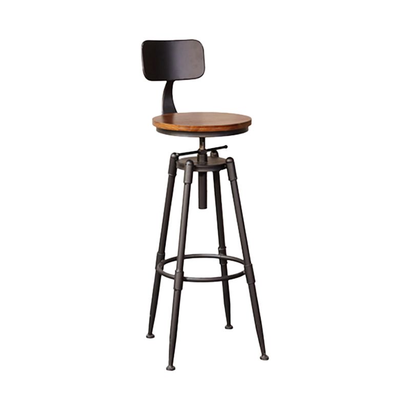 Industrial Style Barstool Rotatable and Liftable Cafe Bar Counter Height Stools Clearhalo 'Bar Furniture' 'Bar Stools' 'bar_stools' 'furn' 'furn_bar_stools' 'furniture_bar_stools' 'Kitchen & Dining Furniture' 'kitchen&dining_furn' 'kitchen' 'kitchen_furn' Furniture' 1200x1200_2f8cfc5a-0646-4995-92b8-eb7d6854aa86