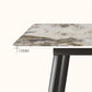 Simplicity Rectangle Dining Room Table Grey Sintered Stone Table with 4 Black Legs Clearhalo ' dining_table' 'Dining Tables & Seating' 'Dining Tables' 'furn' 'furn_dining_table' 'Furniture' 'furniture_dining_table' 'Kitchen & Dining Furniture' 'kitchen&dining_furn' 'kitchen' 'kitchen_dining_table' 1200x1200_2f8e2ba4-768b-46d9-8bd4-f36f812d2b21