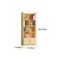 Contemporary Wooden Vertical Book Shelf Closed Back Brown Shelf Bookcase for Study Room Clearhalo 'Bookcases' 'furn' 'furn_bookcases' 'Furniture' 'Office Furniture' 1200x1200_2f8e74b1-8f52-468a-b56b-cf845a61e662