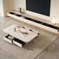 Rectangle Single Coffee Table Wood Cocktail Table with Storage Drawers