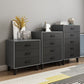 Gray Buffet Table Wood Multi Drawer Modern Style Buffet Table for Living Room Clearhalo 'buffet_sideboard' 'Buffets & Sideboards' 'furn' 'furn_buffet_sideboard' 'Furniture' 'Kitchen & Dining Furniture' 1200x1200_2f90b356-d6ed-40e7-8db9-724c4f4e7f4a