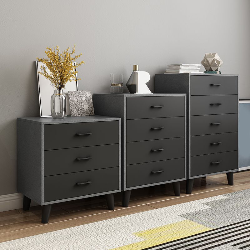 Gray Buffet Table Wood Multi Drawer Modern Style Buffet Table for Living Room Clearhalo 'buffet_sideboard' 'Buffets & Sideboards' 'furn' 'furn_buffet_sideboard' 'Furniture' 'Kitchen & Dining Furniture' 1200x1200_2f90b356-d6ed-40e7-8db9-724c4f4e7f4a