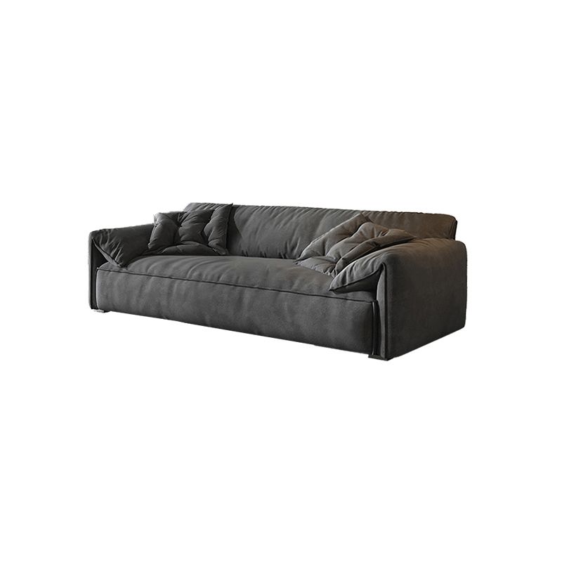 Modern Style Sofa Latex/sponge Cushion Filled with Pillow Back Sofa Bed Clearhalo 'furn' 'furn_sofas' 'Furniture' 'Living Room Furniture' 'Sofa' 'sofas' 1200x1200_2f924673-124d-4828-8b67-422f91b2fd5a