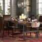 Contemporary Brown Kitchen Dining Table Rectangle Solid Wood Dining Table with Trestle Base Clearhalo ' dining_table' 'Dining Tables & Seating' 'Dining Tables' 'furn' 'furn_dining_table' 'Furniture' 'furniture_dining_table' 'Kitchen & Dining Furniture' 'kitchen&dining_furn' 'kitchen' 'kitchen_dining_table' 1200x1200_2f9260fb-5029-4da9-bc1c-9217507c6242