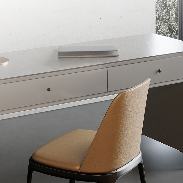 Industrial Style Writing Desk Rectangular Office Desk with Drawers Clearhalo 'furn' 'furn_office_desk' 'Furniture' 'furniture_office_desk' 'Office Desks' 'Office Furniture' 'office_desk' 1200x1200_2f96d241-7810-4d37-94a1-d45358fb09fb