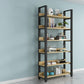 Modern Etagere Mental Bookcase Open Back Bookshelf for Balcony and Living Room Clearhalo 'Bookcases' 'furn' 'furn_bookcases' 'Furniture' 'Office Furniture' 1200x1200_2f97cd14-8836-4e34-879b-72e0b1d196f4