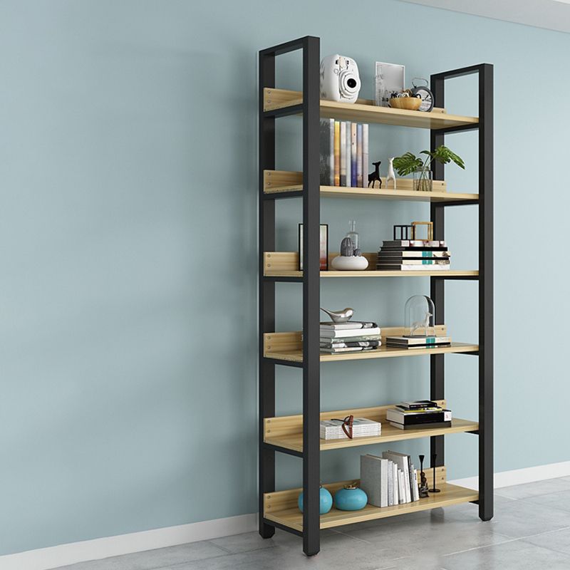 Modern Etagere Mental Bookcase Open Back Bookshelf for Balcony and Living Room Clearhalo 'Bookcases' 'furn' 'furn_bookcases' 'Furniture' 'Office Furniture' 1200x1200_2f97cd14-8836-4e34-879b-72e0b1d196f4