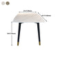 Rectangle Mid-Century Dining Table Sintered Stone Fixed Table for Restaurant Clearhalo ' dining_table' 'Dining Tables & Seating' 'Dining Tables' 'furn' 'furn_dining_table' 'Furniture' 'furniture_dining_table' 'Kitchen & Dining Furniture' 'kitchen&dining_furn' 'kitchen' 'kitchen_dining_table' 1200x1200_2f992478-d680-4c18-9672-f56cf17bd2df
