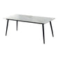 Stone Top Dining Table Traditional Luxury Table with 4 Black Legs Clearhalo 'Dining Tables & Seating' 'Dining Tables' 'dining_table' 'furn' 'furn_dining_table' 'Furniture' 'furniture_dining_table' 'Kitchen & Dining Furniture' 'kitchen' 'kitchen_dining_table' 1200x1200_2f99f463-a193-4ce0-ad61-d206c1a460c6