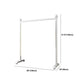 Modern Minimalist Metallic Coat Rack Free Standing 2 Leg Base Coat Rack Clearhalo 'Entry & Mudroom Furniture' 'furn' 'furn_hall_tree_coat_racks' 'Furniture' 'Hall Trees & Coat Racks' 'hall_tree_coat_racks' 1200x1200_2f9dfc79-06bb-4cdb-8e8d-749103a697a6