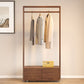 Wooden Open Wardrobe Modern Minimalist Bedroom Wardrobe Armoire with Drawers
