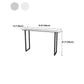 Table de pub rectangulaire de 41 pouces, hauteur de bar industrielle, pour l'extérieur