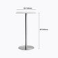 Industrial Round Bar Counter Table Metal Dining Table for Kitchen Clearhalo 'Bar Furniture' 'Bar Tables' 'bar_tables' 'furn' 'furn_bar_tables' 'Furniture' 'furniture_bar_tables' 'Kitchen & Dining Furniture' 1200x1200_2fa145cb-2f7e-493c-8280-3f158c20ee4e