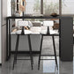 Industrial Rectangle Sintered Stone Table Bar Counter Table for Home Clearhalo 'Bar Furniture' 'Bar Tables' 'bar_tables' 'furn' 'furn_bar_tables' 'Furniture' 'furniture_bar_tables' 'Kitchen & Dining Furniture' 1200x1200_2fa1900f-cb20-4a0b-bf5c-cee98a42ae0a